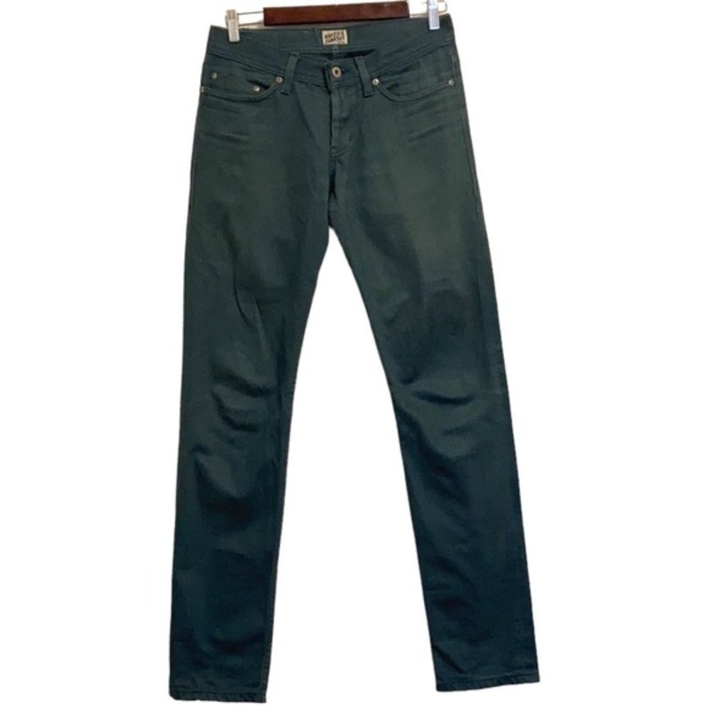 Naked Famous Weird Guy Petrol Selvedge Chino Jeans